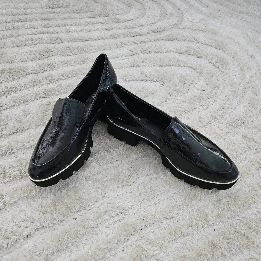 DKNY Black Loafers
